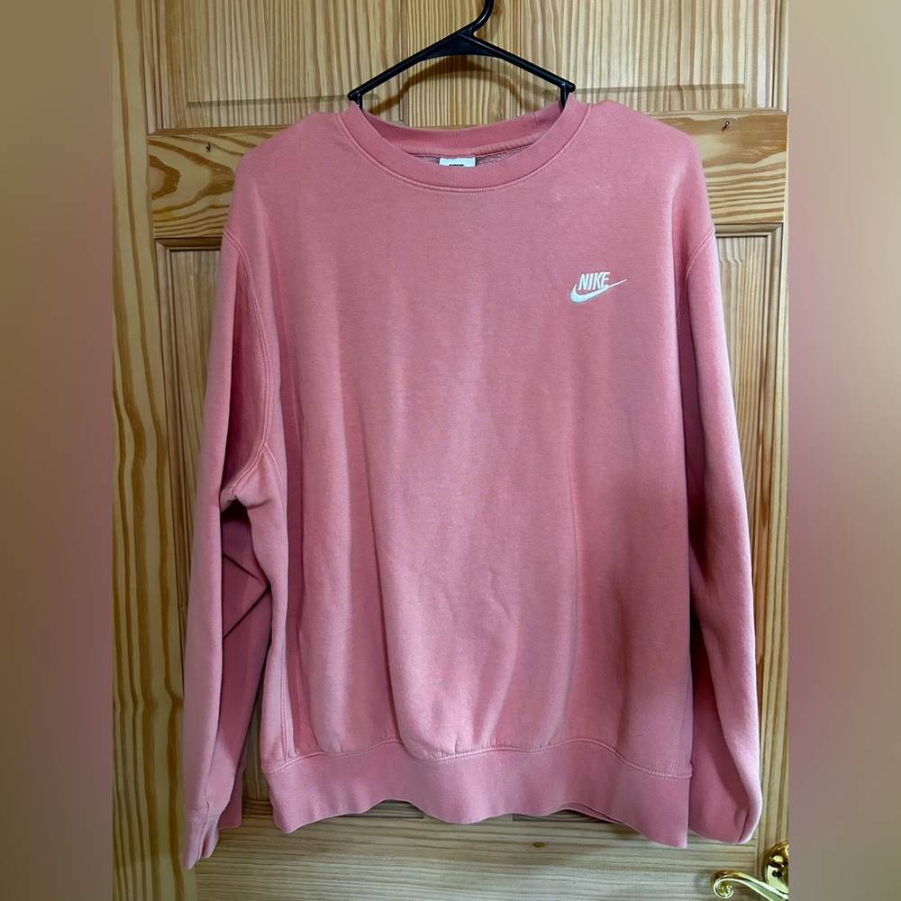 Nike Women’s Sweatshirt Light Pink L